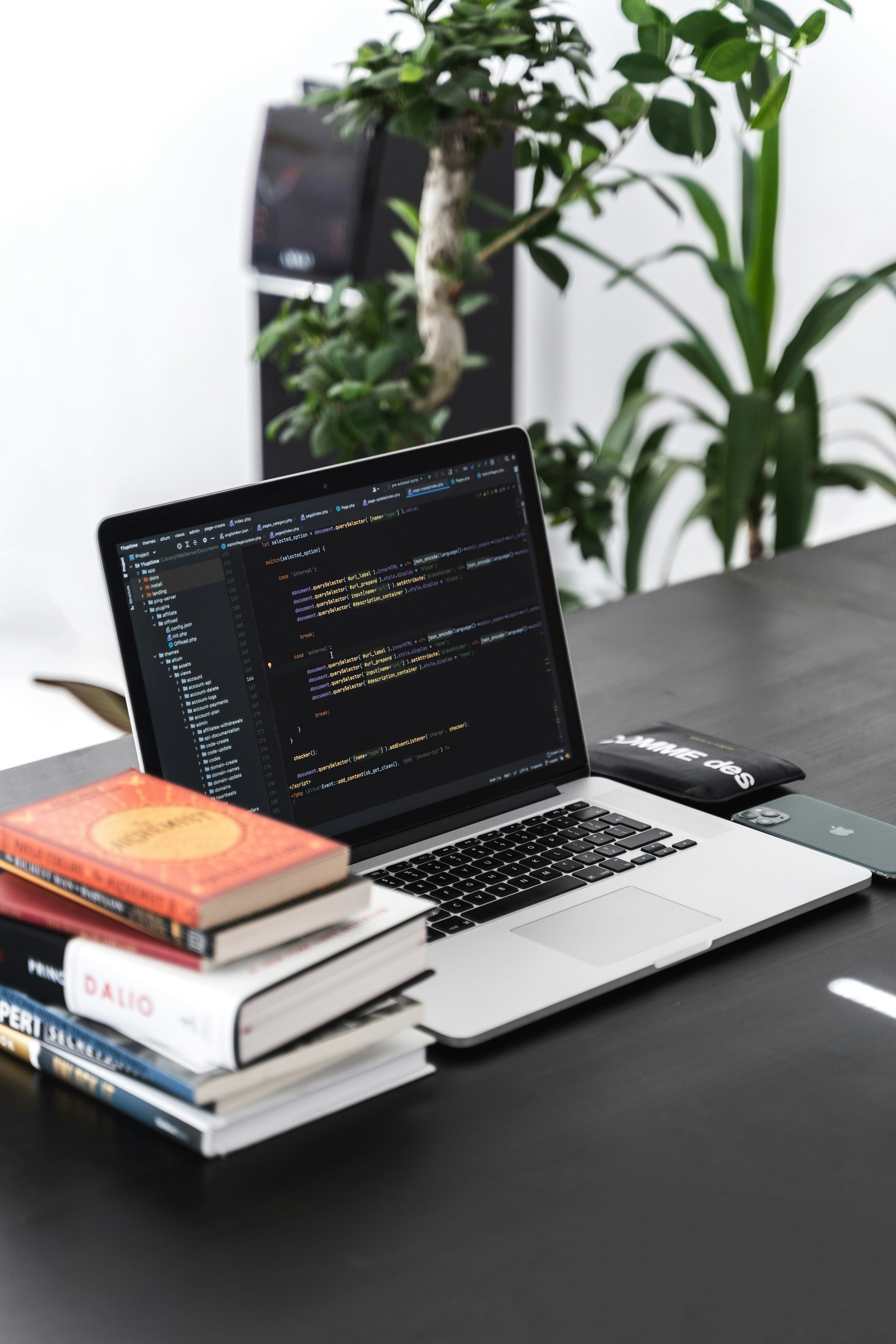 Clean code on a developer's screen
